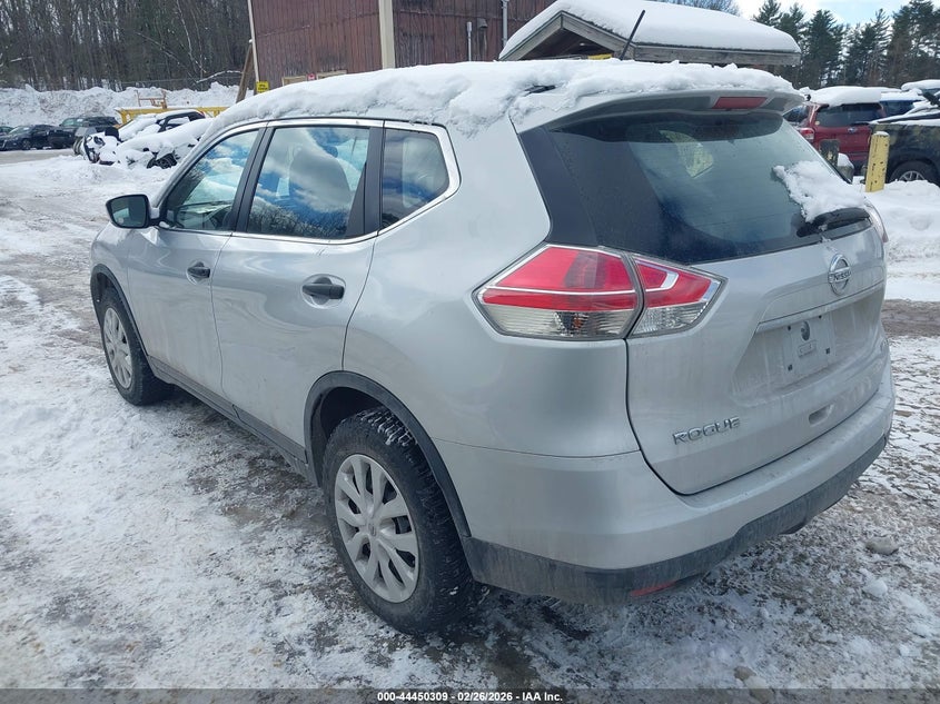 2016 Nissan Rogue VIN KNMAT2MV8GP619833 IAAI salvage auction — FRONT END, Salvage Title, sold $425 on 2026-07-23 (photo 3)