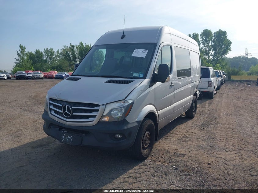 2018 Mercedes-benz Sprinter VIN WD4PE7CD6JP589853 IAAI salvage auction — LEFT REAR, Salvage Title, sold $1,150 on 2026-07-28 (photo 2)