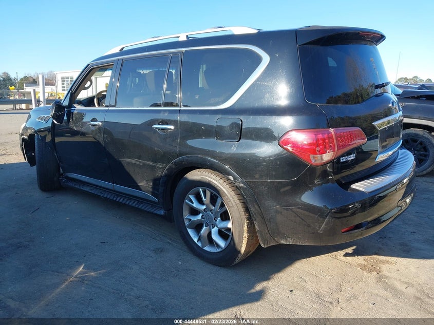 2013 Infiniti Qx56 VIN JN8AZ2NDXD9750111 IAAI salvage auction — LEFT FRONT, Salvage Title, sold $1,600 on 2026-07-11 (photo 3)