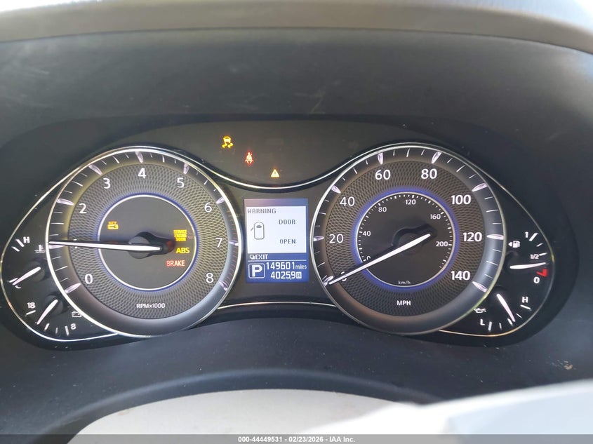 2013 Infiniti Qx56 VIN JN8AZ2NDXD9750111 IAAI salvage auction — LEFT FRONT, Salvage Title, sold $1,600 on 2026-07-11 (photo 7)