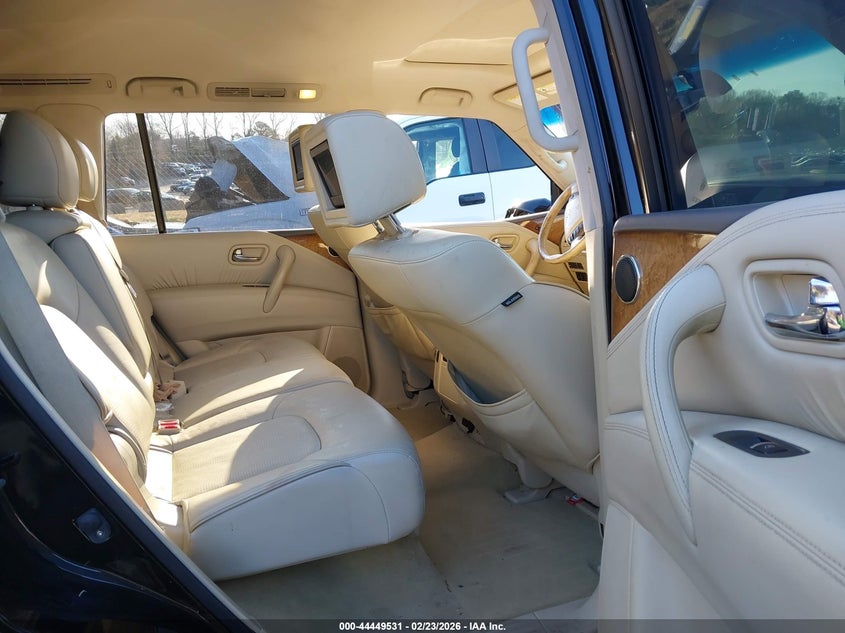 2013 Infiniti Qx56 VIN JN8AZ2NDXD9750111 IAAI salvage auction — LEFT FRONT, Salvage Title, sold $1,600 on 2026-07-11 (photo 8)