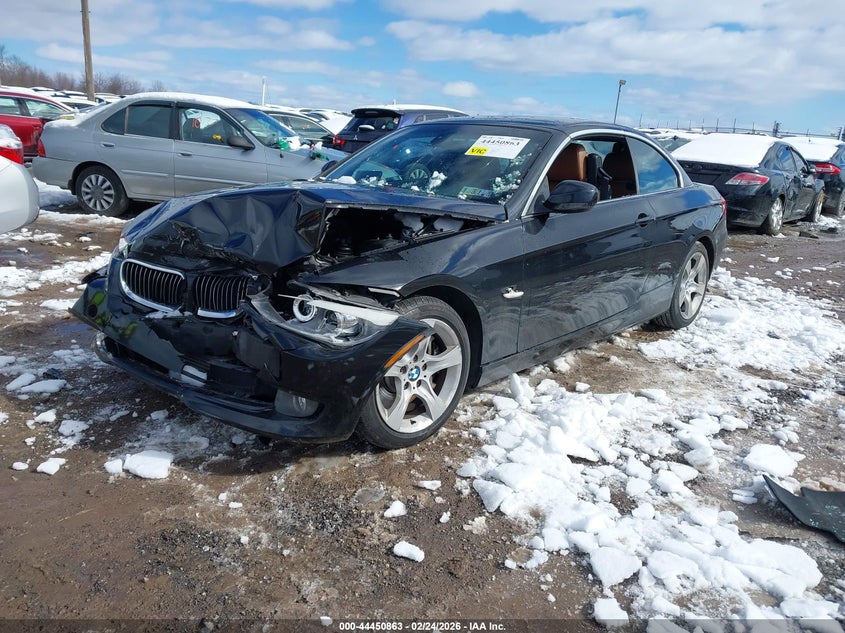 2013 BMW 3 series VIN WBADX7C50DPA97808 IAAI salvage auction — LEFT FRONT, Salvage (Pennsylvania), sold $850 on 2026-07-08 (photo 2)