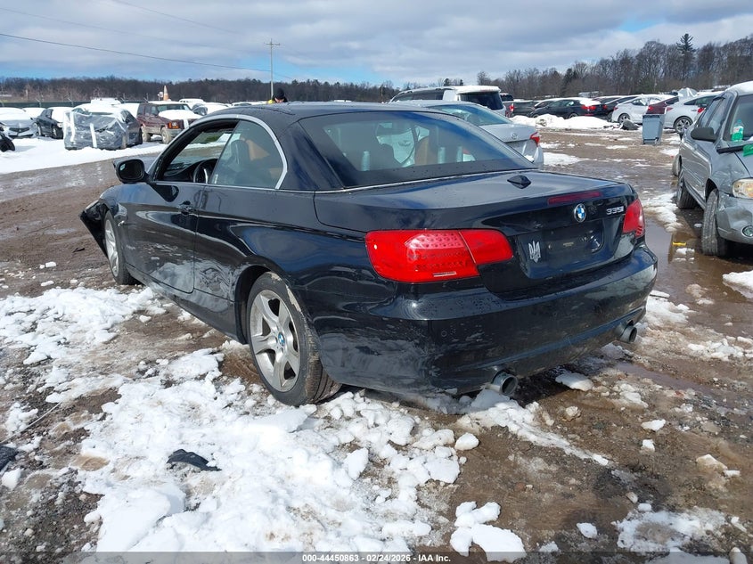 2013 BMW 3 series VIN WBADX7C50DPA97808 IAAI salvage auction — LEFT FRONT, Salvage (Pennsylvania), sold $850 on 2026-07-08 (photo 3)