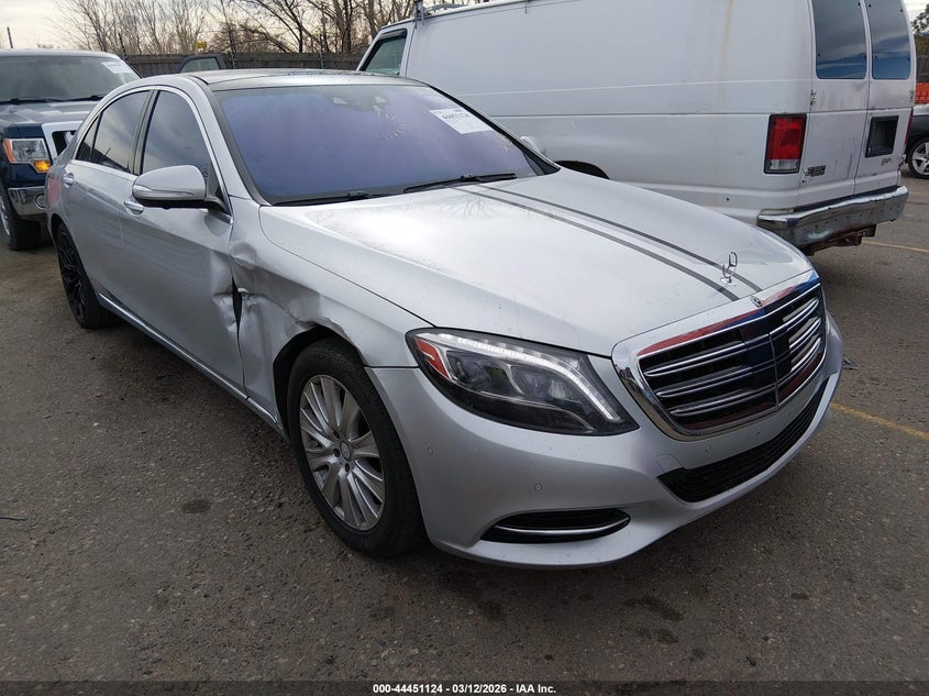 2015 Mercedes-benz S class VIN WDDUG8FB1FA184877 IAAI salvage auction — FRONT END, Salvage (Colorado), sold $4,750 on 2026-08-04 (photo 1)