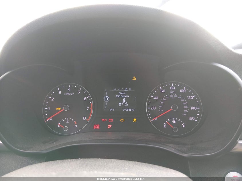 2016 Kia Optima VIN 5XXGU4L34GG063904 IAAI salvage auction — FRONT & REAR, Bill Of Sale (Indiana), sold $600 on 2026-07-08 (photo 7)