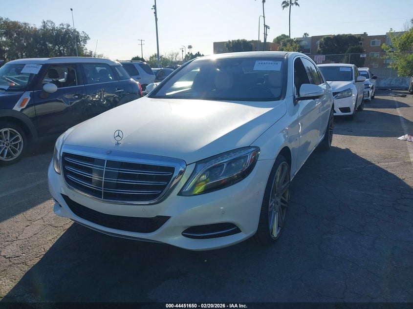 2015 Mercedes-benz S class VIN WDDUG7GB3FA098169 IAAI salvage auction — Rear End, Salvage (California), sold $19,750 on 2026-05-07 (photo 2)