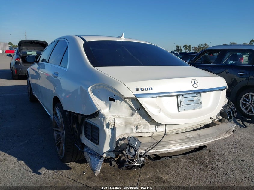 2015 Mercedes-benz S class VIN WDDUG7GB3FA098169 IAAI salvage auction — Rear End, Salvage (California), sold $19,750 on 2026-05-07 (photo 3)