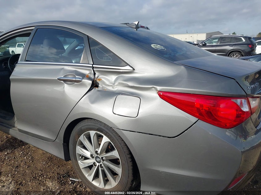 2014 Hyundai Sonata VIN 5NPEC4AC2EH817252 IAAI salvage auction — REAR END, Original (Texas), sold $1,175 on 2026-07-16 (photo 6)