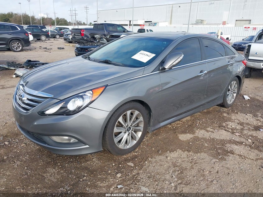 2014 Hyundai Sonata VIN 5NPEC4AC2EH817252 IAAI salvage auction — REAR END, Original (Texas), sold $1,175 on 2026-07-16 (photo 2)