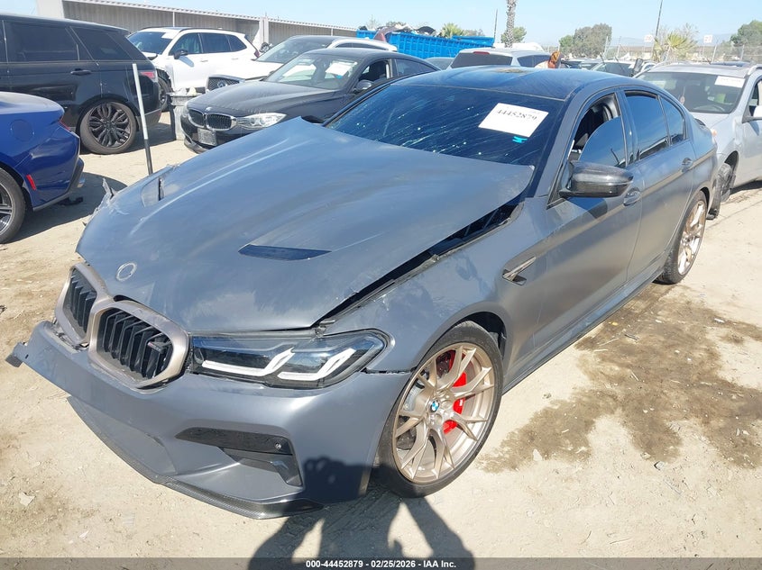 2022 BMW M5 VIN WBS73CH06NCJ05135 IAAI salvage auction — Front End, Salvage (California), sold $56,250 on 2026-05-18 (photo 2)