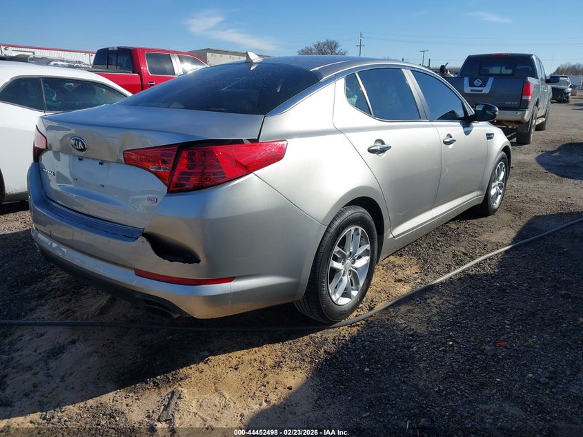 2013 Kia Optima VIN 5XXGM4A78DG244747 IAAI salvage auction — REAR END, Clear (Oklahoma), sold $2,050 on 2026-07-31 (photo 4)