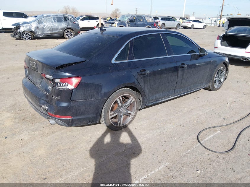 2017 Audi A4 VIN WAUENAF48HN020192 IAAI salvage auction — REAR END, Salvage Title, sold $3,600 on 2026-07-27 (photo 4)