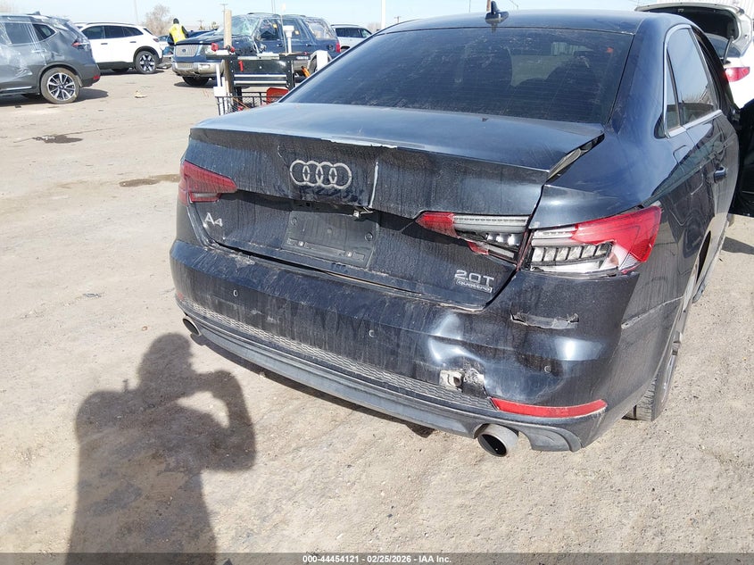 2017 Audi A4 VIN WAUENAF48HN020192 IAAI salvage auction — REAR END, Salvage Title, sold $3,600 on 2026-07-27 (photo 6)