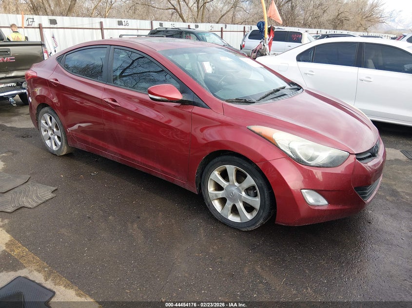 2013 Hyundai Elantra VIN 5NPDH4AE9DH341479 IAAI salvage auction — RIGHT SIDE, Salvage (Utah), sold $750 on 2026-07-09 (photo 1)