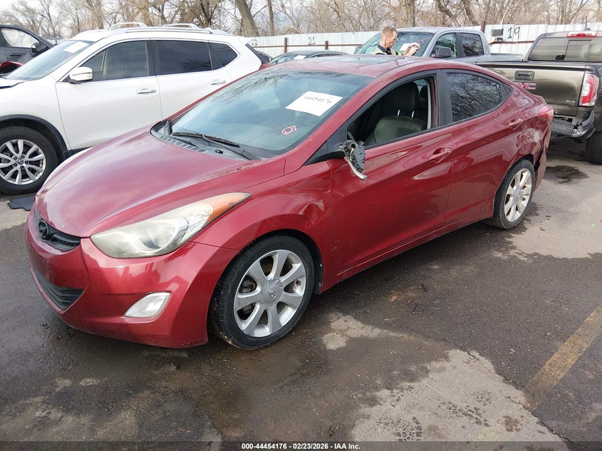 2013 Hyundai Elantra VIN 5NPDH4AE9DH341479 IAAI salvage auction — RIGHT SIDE, Salvage (Utah), sold $750 on 2026-07-09 (photo 2)