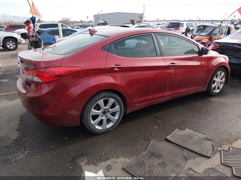 2013 Hyundai Elantra VIN 5NPDH4AE9DH341479 IAAI salvage auction — RIGHT SIDE, Salvage (Utah), sold $750 on 2026-07-09 (photo 4)