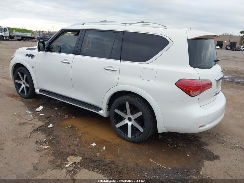 2014 Infiniti Qx80 VIN JN8AZ2NE4E9063197 IAAI salvage auction — FRONT END, Other, sold $1,600 on 2026-07-08 (photo 3)