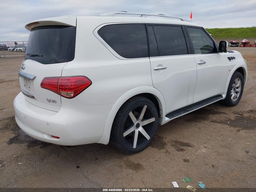 2014 Infiniti Qx80 VIN JN8AZ2NE4E9063197 IAAI salvage auction — FRONT END, Other, sold $1,600 on 2026-07-08 (photo 4)