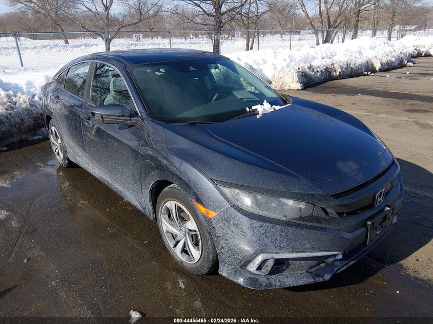 2020 Honda Civic VIN 2HGFC2F61LH550060 IAAI salvage auction — LEFT & RIGHT, Salvage Title, sold $2,300 on 2026-07-31 (photo 1)