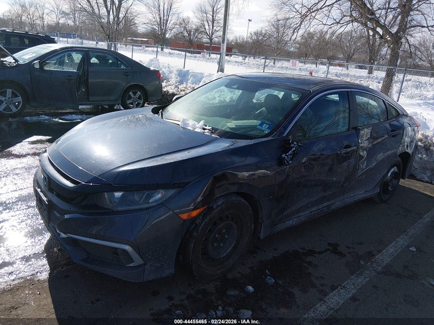 2020 Honda Civic VIN 2HGFC2F61LH550060 IAAI salvage auction — LEFT & RIGHT, Salvage Title, sold $2,300 on 2026-07-31 (photo 2)