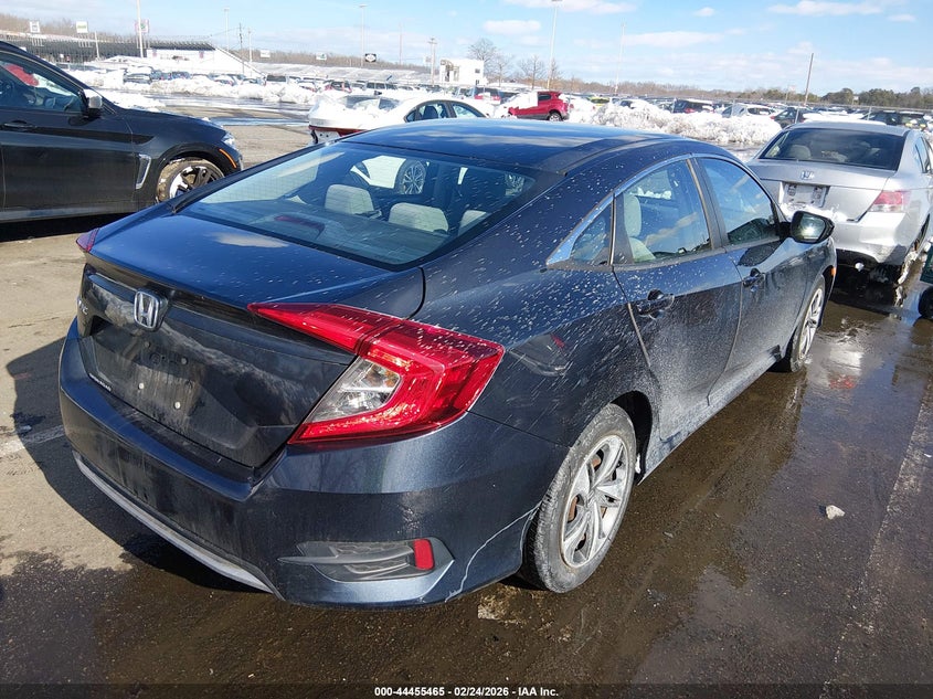 2020 Honda Civic VIN 2HGFC2F61LH550060 IAAI salvage auction — LEFT & RIGHT, Salvage Title, sold $2,300 on 2026-07-31 (photo 4)