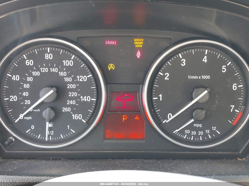 2011 BMW 3er VIN WBAPH5G52BNM76484 IAAI salvage auction — FRESH WATER, Salvage (California), sold $600 on 2026-07-15 (photo 7)
