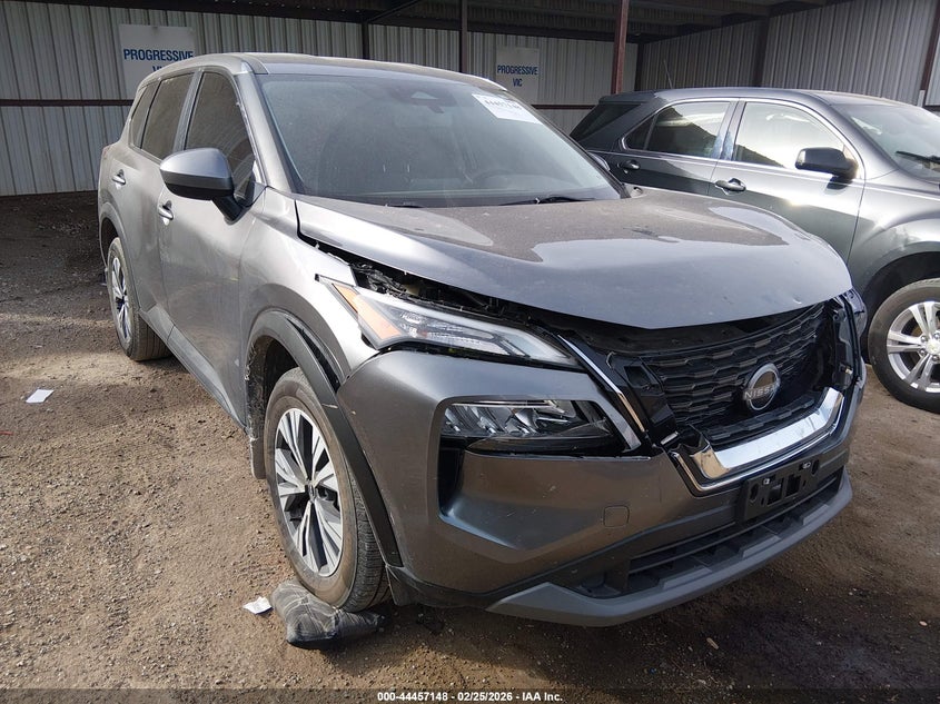 2023 Nissan Rogue VIN JN8BT3BA1PW427822 IAAI salvage auction — FRONT END, Clear (Oklahoma), sold $7,000 on 2026-07-16 (photo 1)