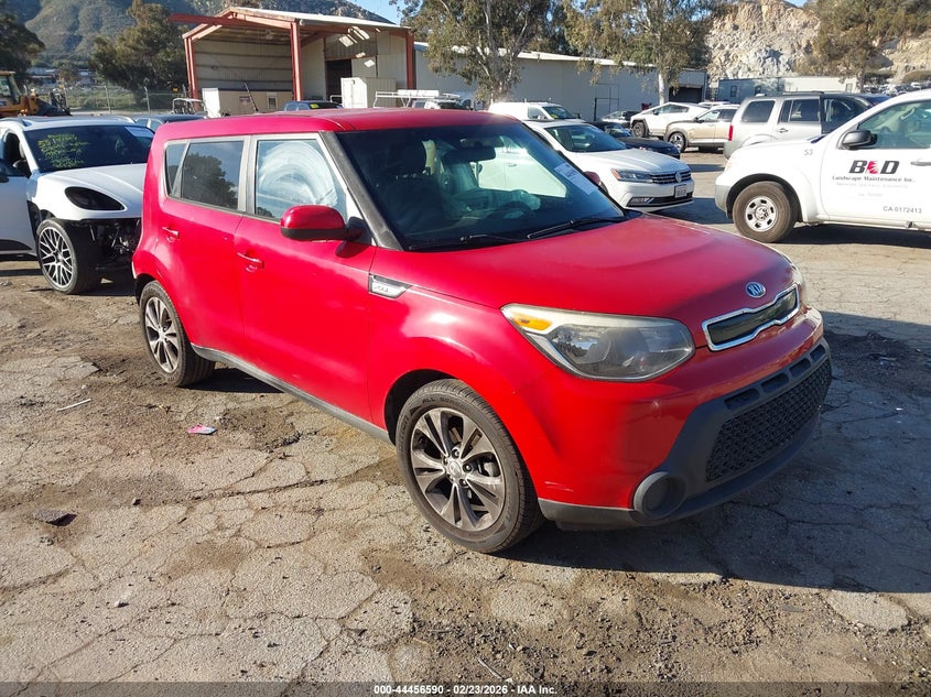 2015 Kia Soul VIN KNDJP3A54F7761819 IAAI salvage auction — FRONT & REAR, Salvage Title, sold $25 on 2026-07-21 (photo 1)