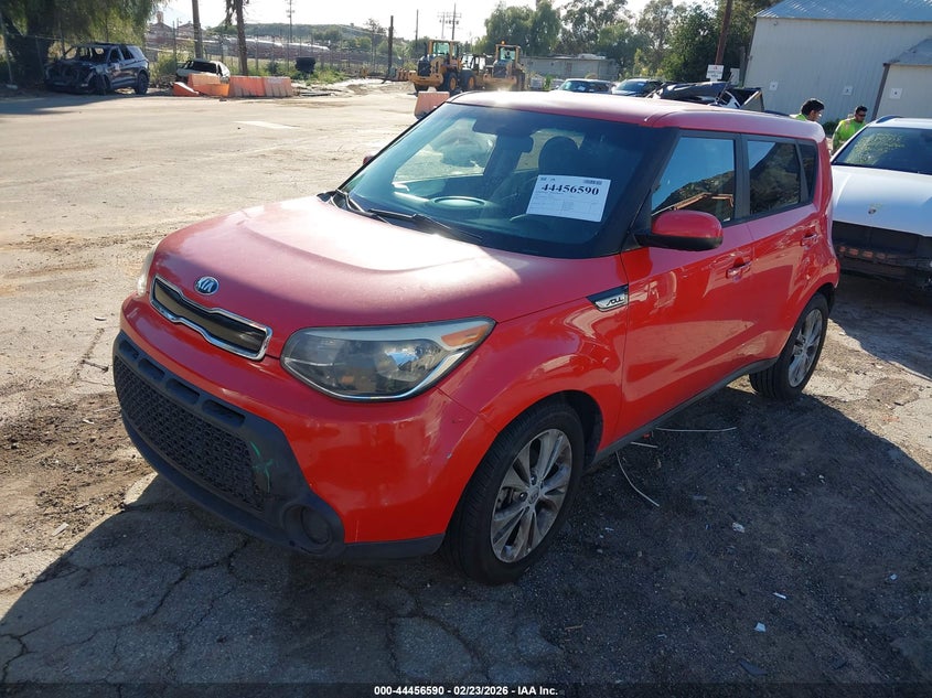 2015 Kia Soul VIN KNDJP3A54F7761819 IAAI salvage auction — FRONT & REAR, Salvage Title, sold $25 on 2026-07-21 (photo 2)
