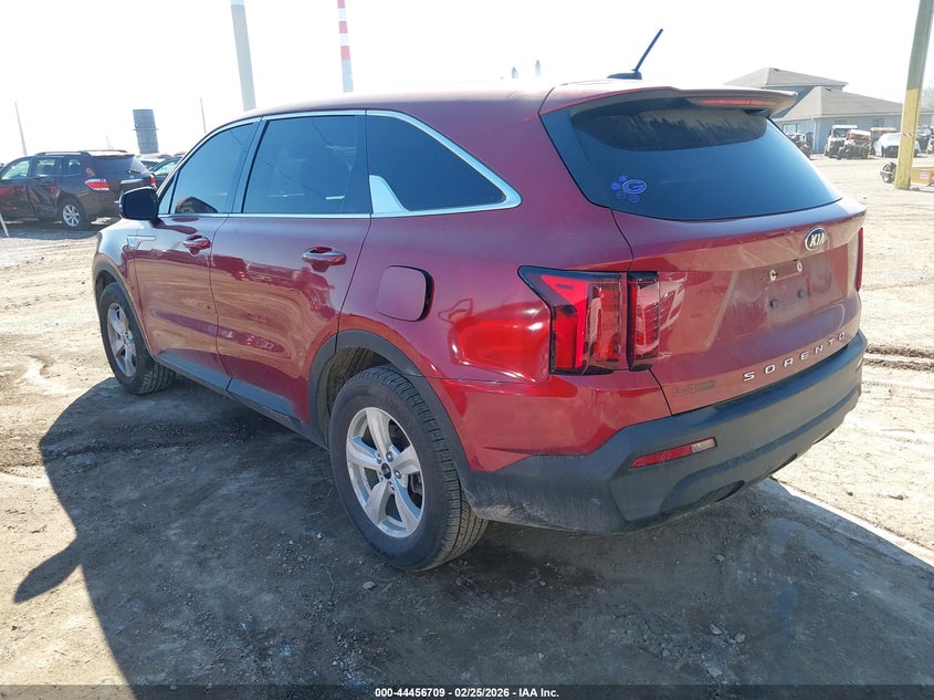2021 Kia Sorento VIN 5XYRG4LC8MG001588 IAAI salvage auction — RIGHT SIDE, Salvage (Indiana), sold $5,500 on 2026-09-02 (photo 3)