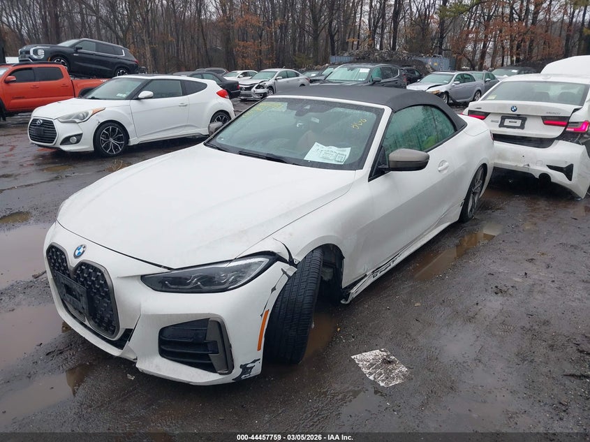 2021 BMW 4er VIN WBA53AT00MCF84158 IAAI salvage auction — FRONT END, Salvage Title, sold $18,375 on 2026-08-18 (photo 6)