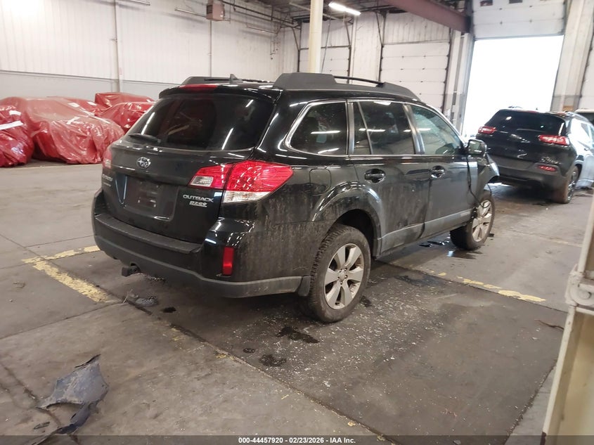 2011 Subaru Outback VIN 4S4BRBKC9B3316320 IAAI salvage auction — RIGHT FRONT, Salvage (Oregon), sold $375 on 2026-07-25 (photo 4)