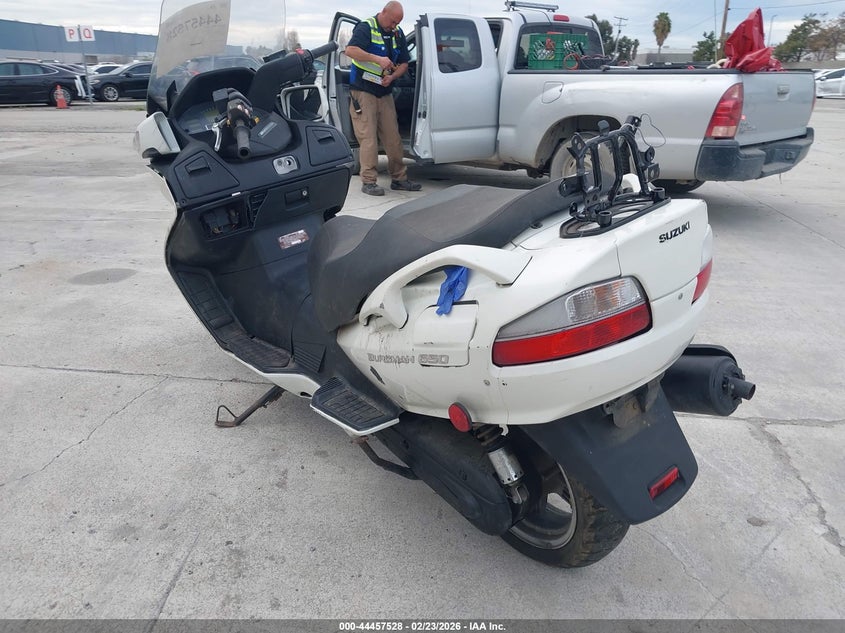 2007 Suzuki An650 VIN JS1CP51A272101840 IAAI salvage auction — ALL OVER, Salvage (California), sold $50 on 2026-07-06 (photo 3)