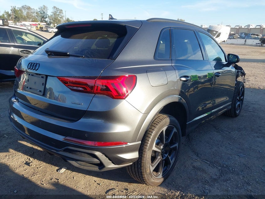 2025 Audi Q3 VIN WA1EECF34S1078704 IAAI salvage auction — FRONT END, Salvage Title, sold $13,400 on 2026-07-09 (photo 4)