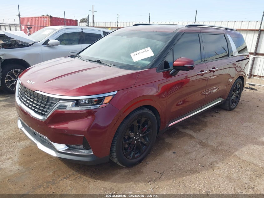 2022 Kia Carnival VIN KNDNE5H37N6065337 IAAI salvage auction — SIDE, Salvage Title, sold $6,800 on 2026-07-15 (photo 2)