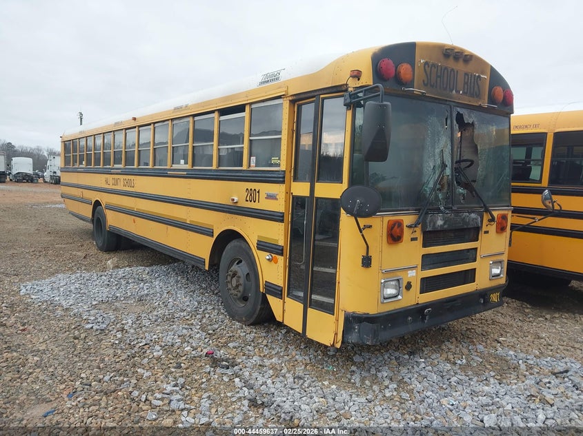 2008 Thomas School bus VIN 1T88U4C2881292917 — IAAI salvage auction photo