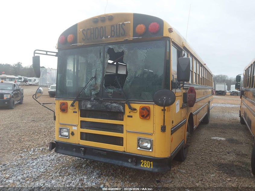 2008 Thomas School bus VIN 1T88U4C2881292917 IAAI salvage auction — BURN, Bill Of Sale (Georgia), sold $250 on 2026-07-09 (photo 2)