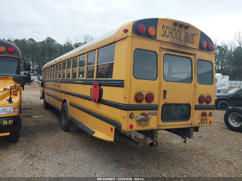 2008 Thomas School bus VIN 1T88U4C2881292917 IAAI salvage auction — BURN, Bill Of Sale (Georgia), sold $250 on 2026-07-09 (photo 3)