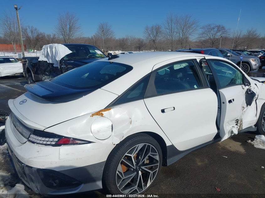 2023 Hyundai Ioniq 6 VIN KMHM34ACXPA022404 IAAI salvage auction — FRONT END, Salvage (New Jersey), sold $3,650 on 2026-07-30 (photo 4)
