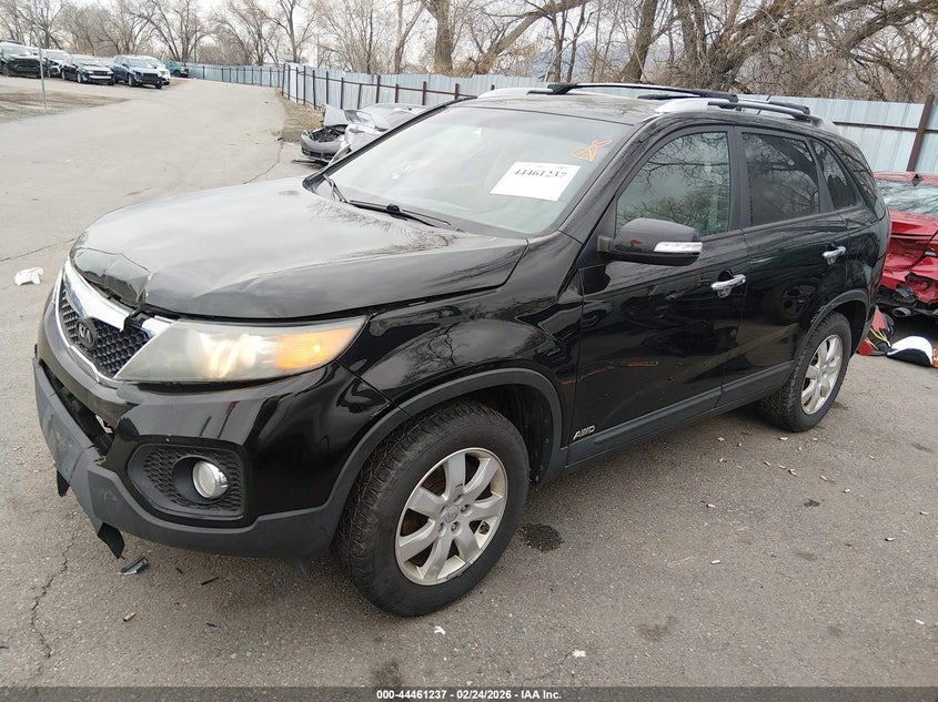 2012 Kia Sorento VIN 5XYKTDA6XCG206550 IAAI salvage auction — FRONT END, Salvage (Utah), sold $875 on 2026-07-09 (photo 2)