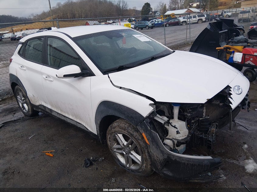 2023 Hyundai Kona VIN KM8K2CAB9PU982825 IAAI salvage auction — FRONT END, Salvage (West Virginia), sold $3,650 on 2026-07-09 (photo 1)