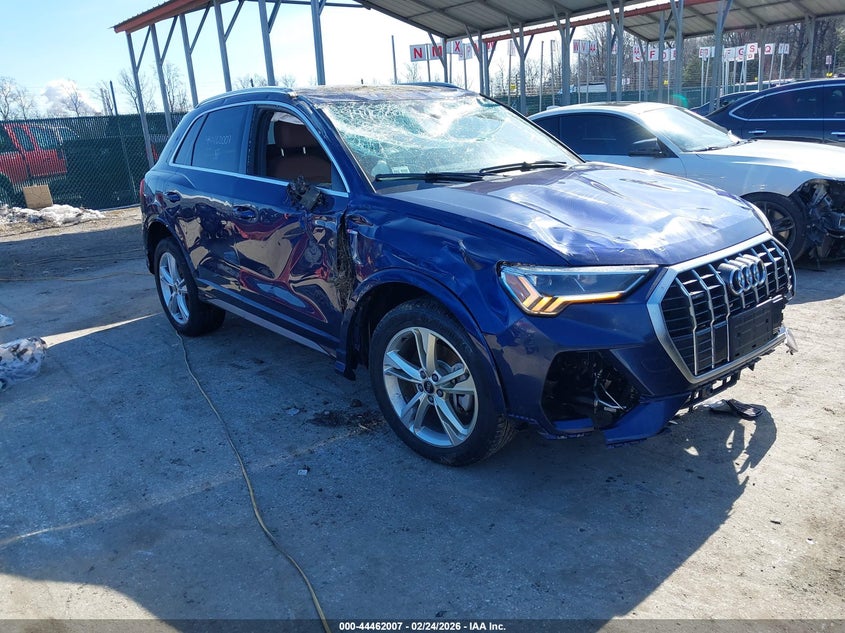 2024 Audi Q3 VIN WA1DECF34R1171275 IAAI salvage auction — ROLLOVER, Salvage - Greater Than 75% (Maryland), sold $3,950 on 2026-07-23 (photo 1)