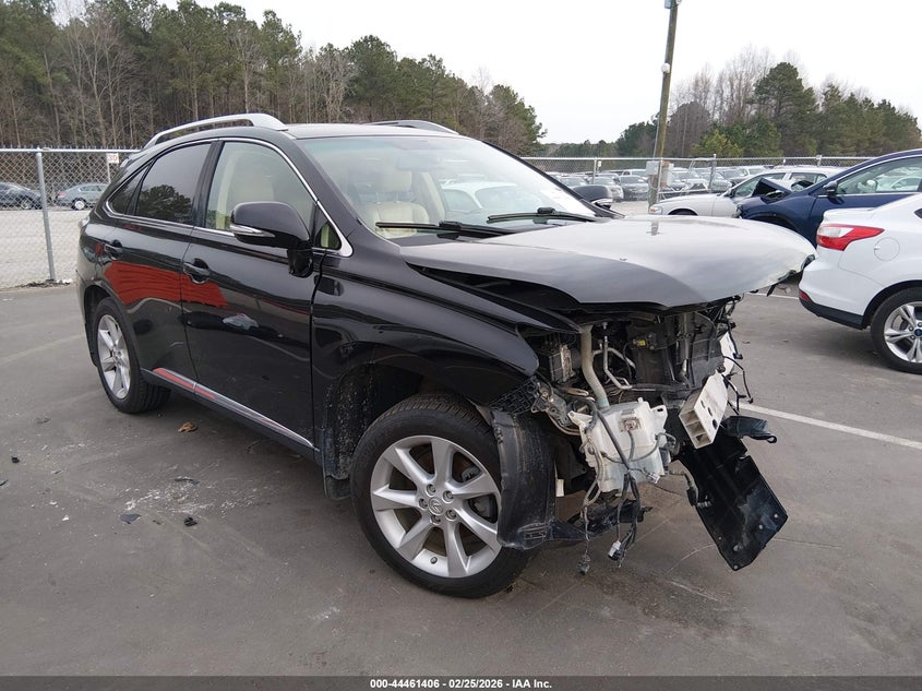 2010 Lexus Rx VIN JTJZK1BA0A2410894 IAAI salvage auction — FRONT END, Salvage (North Carolina), sold $2,250 on 2026-07-15 (photo 1)