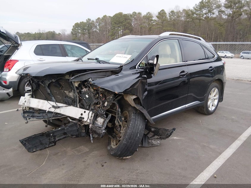 2010 Lexus Rx VIN JTJZK1BA0A2410894 IAAI salvage auction — FRONT END, Salvage (North Carolina), sold $2,250 on 2026-07-15 (photo 2)