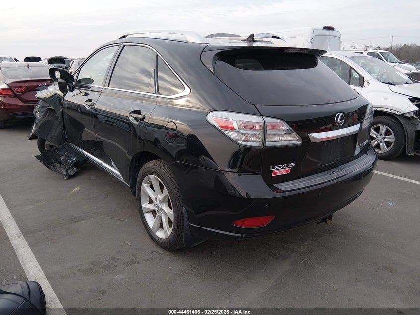 2010 Lexus Rx VIN JTJZK1BA0A2410894 IAAI salvage auction — FRONT END, Salvage (North Carolina), sold $2,250 on 2026-07-15 (photo 3)