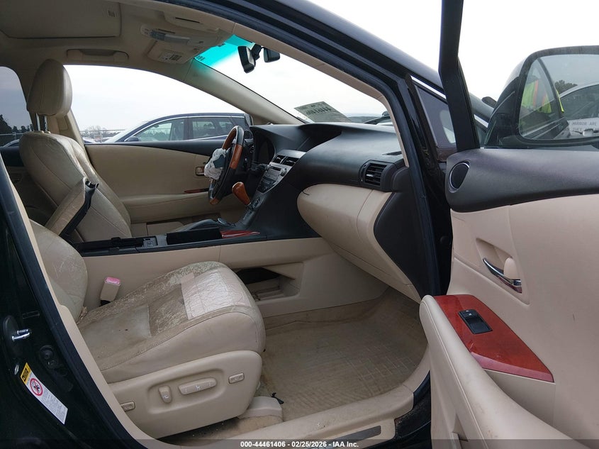 2010 Lexus Rx VIN JTJZK1BA0A2410894 IAAI salvage auction — FRONT END, Salvage (North Carolina), sold $2,250 on 2026-07-15 (photo 5)