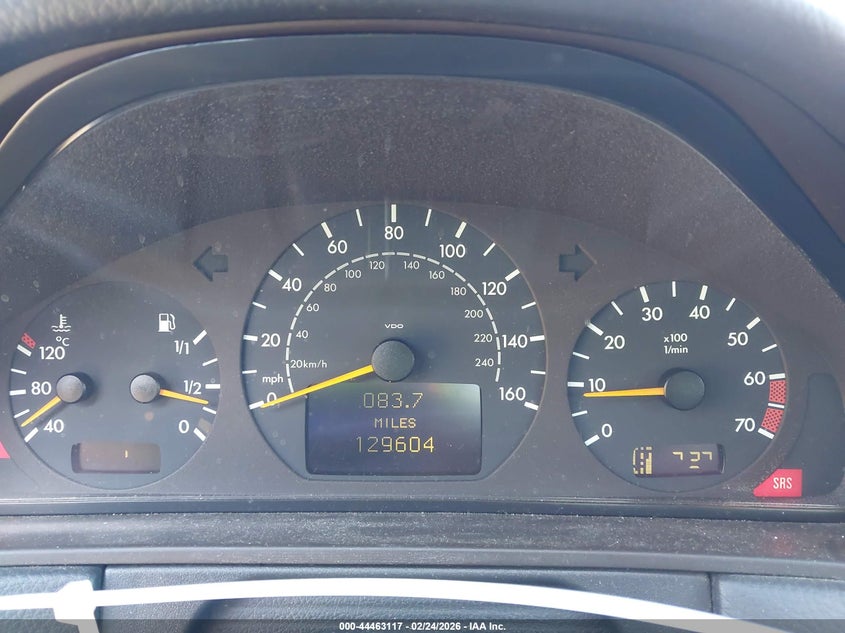 2000 Mercedes-benz E-class VIN WDBJF65J2YB108349 IAAI salvage auction — FRONT & REAR, Salvage (Georgia), sold $400 on 2026-07-16 (photo 7)