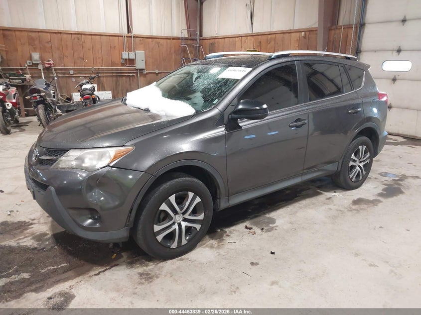 2014 Toyota Rav 4 VIN JTMBFREV3EJ009129 IAAI salvage auction — LEFT FRONT, Salvage Title, sold $4,100 on 2026-07-29 (photo 2)