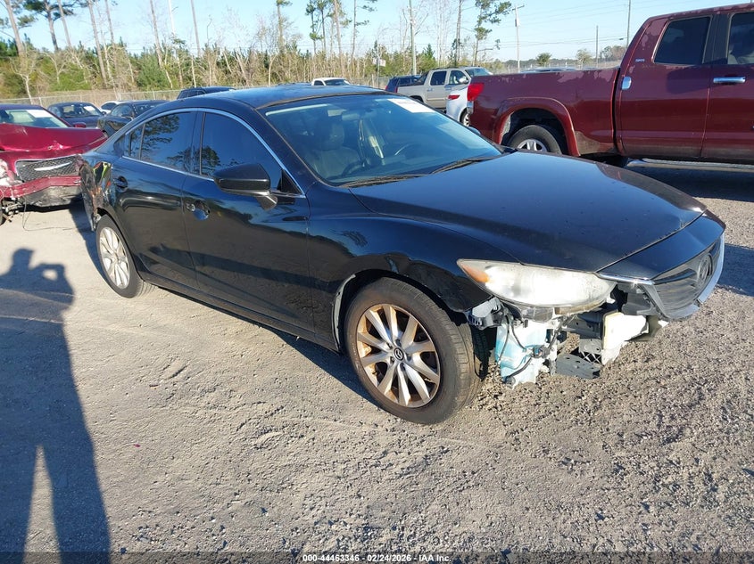 2016 Mazda 6 VIN JM1GJ1U57G1405669 IAAI salvage auction — FRONT END, Salvage Title, sold $825 on 2026-07-07 (photo 1)