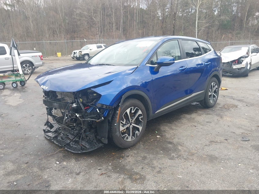 2023 Kia Sportage VIN 5XYK33AF8PG126891 IAAI salvage auction — FRONT END, Salvage Title, sold $3,950 on 2026-07-29 (photo 2)